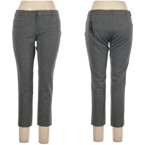 NWT Banana Republic Sloan Blk/whi crosshatch 10P